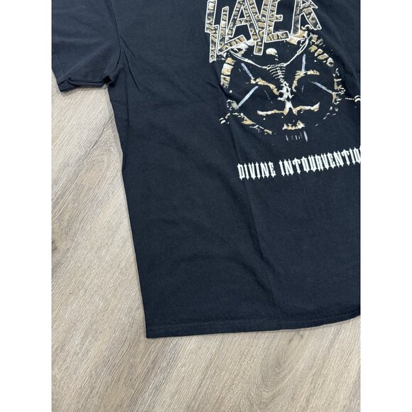 Vintage Y2K Slayer Divine Intourvention Band Tee Skull Bones Concert Tour Promo - Picture 7 of 16